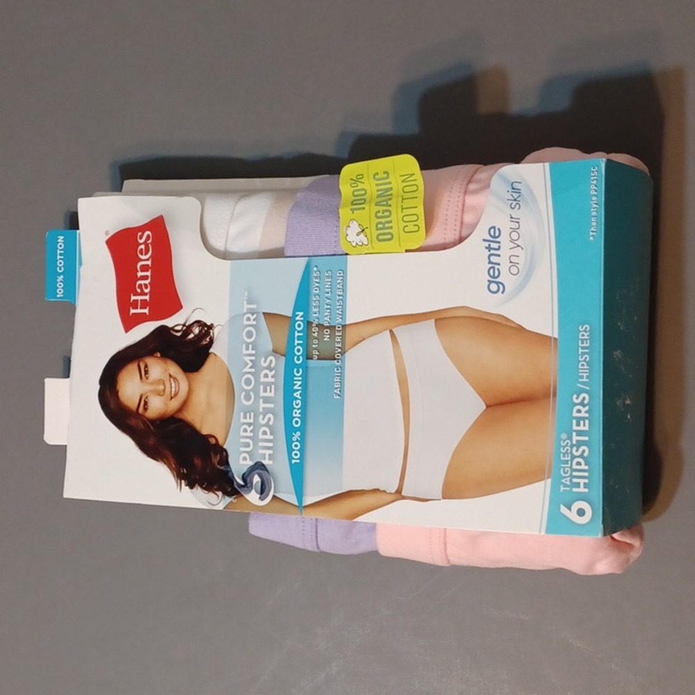 Hanes 5 Pk. Pure Comfort Tagless Hipsters Underwear